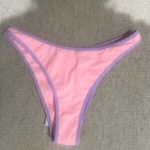 Lilac and neon pink